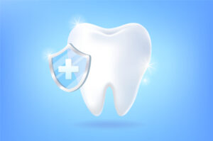 虫歯予防にフッ素を用いるイメージ