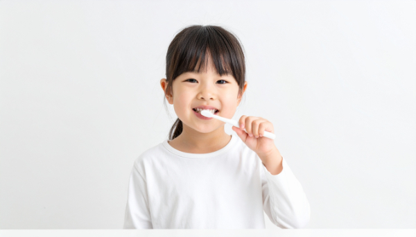 丁寧な歯磨きを習慣化する子ども
