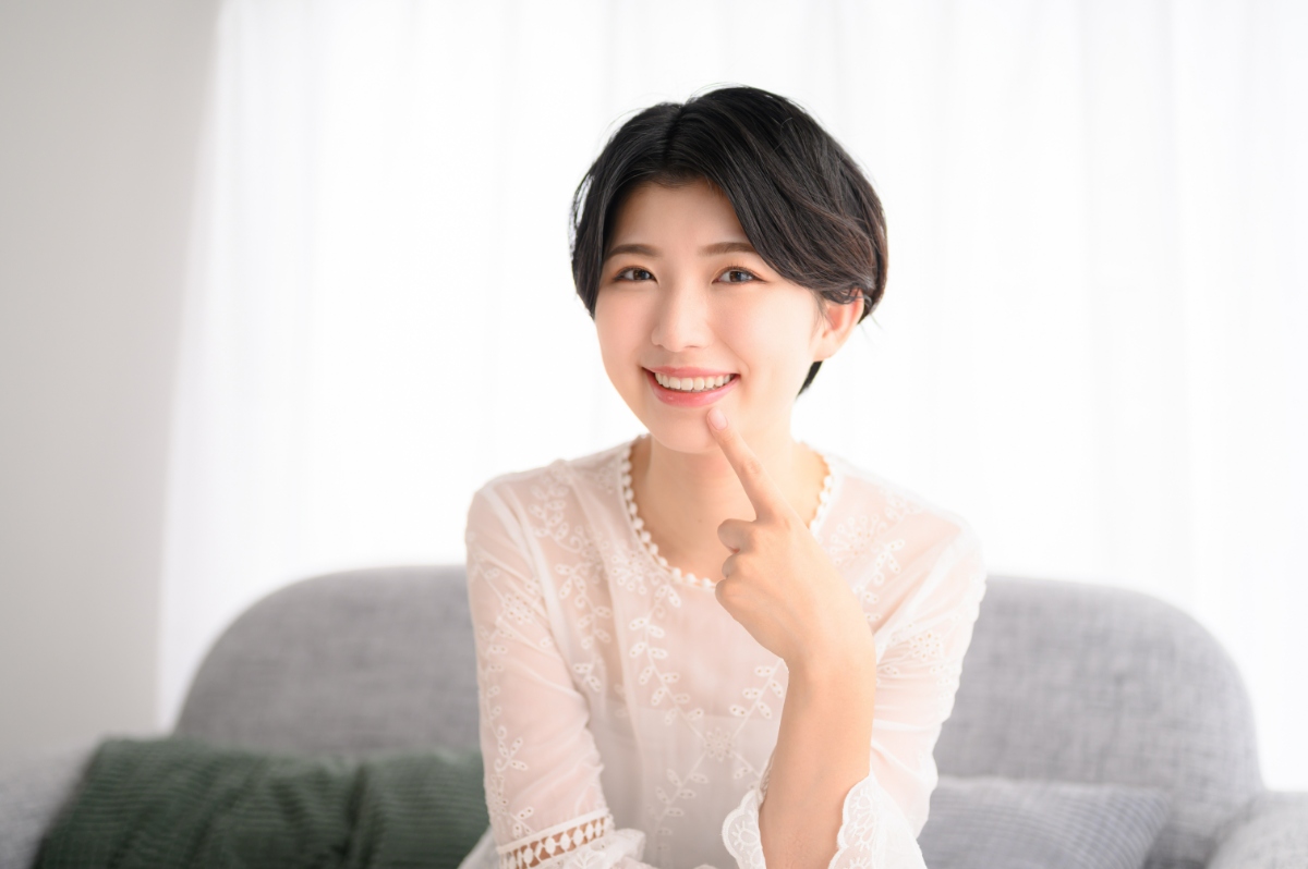 ホワイトニング治療して綺麗になった歯