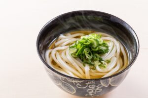 ホワイトニング後に食べていいうどん