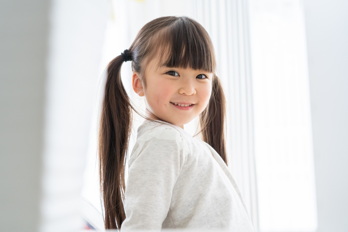 笑顔のかわいい女の子